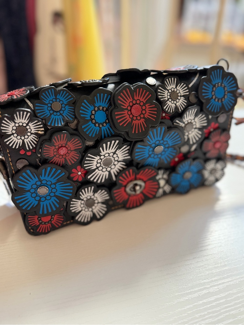 🚨 FLASH SALE 🚨 COACH 4th of July Floral Bag ~ LIVE LISTING
